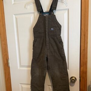 Walls Dark Brown Bob Overalls with Adjustable Straps